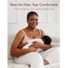 imageMomcozy Nursing Bras for Breastfeeding Breathable Mesh Nursing Bras Comfort Maternity Bra Wireless Pregnancy Sleep BraOyster Pink