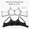 imageMomcozy Nursing Bras for Breastfeeding FB016 Jelly Strip Support Comfort Maternity Bra FullCoverage Seamless Wireless BraBlack