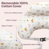 imageMomcozy Pioneering Safety Fence Nursing Pillow for Breastfeeding Wider Feeding Pillows for More Support for Mom ampamp Baby Easier Nursing ampamp Hand Free Fit for All Removable Cotton CoverStarry Moon