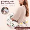 imageMomcozy Pioneering Safety Fence Nursing Pillow for Breastfeeding Wider Feeding Pillows for More Support for Mom ampamp Baby Easier Nursing ampamp Hand Free Fit for All Removable Cotton CoverSnug Spring