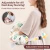 imageMomcozy Pioneering Safety Fence Nursing Pillow for Breastfeeding Wider Feeding Pillows for More Support for Mom ampamp Baby Easier Nursing ampamp Hand Free Fit for All Removable Cotton CoverFreedoms Little Creatures