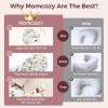 imageMomcozy Pioneering Safety Fence Nursing Pillow for Breastfeeding Wider Feeding Pillows for More Support for Mom ampamp Baby Easier Nursing ampamp Hand Free Fit for All Removable Cotton CoverSnug Spring
