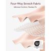 imageMomcozy Seamless Bras for Women Invisible Square Neckline No Underwire Comfort Wireless Everyday Bras Buttery Soft BraletteOyster Pink