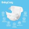 imageBaby Diapers Size 5 27lb48 Count Babycozy Dry Disposable Diapers Bouncy Soft08D Softer Touch Diapers and 10 Micron Velvet Soft Fiber Diapers Hypoallergenic for Sensitive Infant SkinSize 2 74 Count