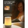 imageBaby Sound Machine Momcozy White Noise Machine for Baby Sleeping with Night Light Toddler Sleep Trainer with 34 Soothing Sounds Timer App Remote Control Personal Sleep Routine BlueBlue
