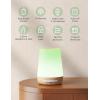 imageBaby Sound Machine Momcozy White Noise Machine for Baby Sleeping with Night Light Toddler Sleep Trainer with 34 Soothing Sounds Timer App Remote Control Personal Sleep Routine BlueWood Grain