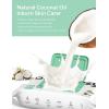 imageBaby Wipes Cleansing ampamp Moisturizing 2in1 Babycozy Sensitive 100 Plant Fiber ampamp Biodegradable Hypoallergenic Baby Coconut Wipes Moisturize Every Cleanse 240 count 6 pack240 Count Pack of 6