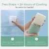 imageMomcozy 22oz Portable Breast Milk Cooler for Outdoor Life Saver with 360 Total Cooling for 24 Hours Larger Capacity Travel Breastmilk Chiller with 2pcs Baby Bottles for Breastmilk Storage GreenGreen