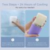 imageMomcozy 22oz Portable Breast Milk Cooler for Outdoor Life Saver with 360 Total Cooling for 24 Hours Larger Capacity Travel Breastmilk Chiller with 2pcs Baby Bottles for Breastmilk Storage GreenPurple