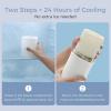 imageMomcozy 22oz Portable Breast Milk Cooler for Outdoor Life Saver with 360 Total Cooling for 24 Hours Larger Capacity Travel Breastmilk Chiller with 2pcs Baby Bottles for Breastmilk Storage GreenCream