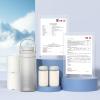 imageMomcozy 22oz Portable Breast Milk Cooler for Outdoor Life Saver with 360 Total Cooling for 24 Hours Larger Capacity Travel Breastmilk Chiller with 2pcs Baby Bottles for Breastmilk Storage GreenCream
