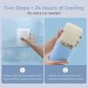 imageMomcozy 22oz Portable Breast Milk Cooler for Outdoor Life Saver with 360 Total Cooling for 24 Hours Larger Capacity Travel Breastmilk Chiller with 2pcs Baby Bottles for Breastmilk Storage GreenBlue
