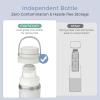 imageMomcozy 22oz Portable Breast Milk Cooler for Outdoor Life Saver with 360 Total Cooling for 24 Hours Larger Capacity Travel Breastmilk Chiller with 2pcs Baby Bottles for Breastmilk Storage GreenCream