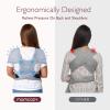 imageMomcozy Adjustable Buckle Baby Wrap Carrier Cooling AirMesh Easy to Wear Baby Carrier Sling Baby Carriers Newborn to Toddler 835lbs Suit for Waist 3047inch Regular Grey GreenGrey