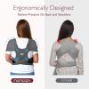 imageMomcozy Adjustable Buckle Baby Wrap Carrier Cooling AirMesh Easy to Wear Baby Carrier Sling Baby Carriers Newborn to Toddler 835lbs Suit for Waist 3047inch Regular Grey GreenDeep Grey