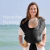 imageMomcozy Baby Carrier AirMesh  The Perfect Summer Water Sling for Newborns to Toddler 835 lbs  Cooling Breathable and Lightweight Baby Wrap Nice for Summer Pool Beach Swimming Charcoal GrayBlack