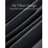 imageMomcozy Baby Carrier AirMesh  The Perfect Summer Water Sling for Newborns to Toddler 835 lbs  Cooling Breathable and Lightweight Baby Wrap Nice for Summer Pool Beach Swimming Charcoal GrayAir MeshBlack