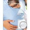 imageMomcozy Baby Carrier AirMesh  The Perfect Summer Water Sling for Newborns to Toddler 835 lbs  Cooling Breathable and Lightweight Baby Wrap Nice for Summer Pool Beach Swimming Charcoal GrayAir MeshLight Blue