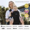 imageMomcozy Baby Carrier with Hip Seat 2in1 ForwardFacing Carry for Active Babies Detachable HandsFree Carrier up to 44lbs Breathable Infant Carrier Fits Waist Sizes up to 45 Inches AirMesh GreyBlack