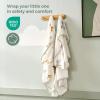 imageMomcozy Baby Hooded Towel 2 Pack Baby Towel Set Super Soft Bath Towel with Original Design Shower Gifts for Infant Toddler 28 X 28 Inch Lemon LeavesBravery Buddies