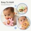 imageMomcozy Baby Teether Toys  Baby Teething Toys  Baby Teething Relief  Food Grade Silicone Teether Baby Toys  Baby Teether 06 Months  Teething Toy 612 Months  Baby Essential  YellowPink