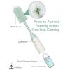 imageMomcozy Bottle Brush Set  Baby Bottle Cleaner Kit with Silicone Brush Nipple Brush Straw Brush Soap Dispenser Drying Rack  7 in 1 Bottle Cleaning Tool for Home and TravelGreen