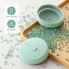 imageMomcozy Breast Milk Pitcher Resistant to Heat and Cold Abrupt Temp Swings No Leak Glass Breast Milk Fridge Storage Container with Wide Mouth Fast Baby Formula Maker GreenGreen