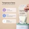 imageMomcozy Breastmilk Storing Bags TempSensing Discoloration Milk Storing Bags for Breastfeeding Disposable Milk Storage Bag with 6 Ounce Self Standing NoLeak Milk Freezer Storage Pouches 120pcs120 Count