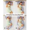 imageMomcozy Cooling Pregnancy PillowOriginal F Shaped Maternity Pillow for Pregnant Women with Adjustable Wedge Pillow Full Body Support Pregnancy Pillows for Side Sleeping with Velvet Cover Light GreyGrey Cooling Cover