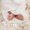 imageMomcozy Cute Elephant Hooded Baby Towel 8 Piece Bath Essential 2 x Towels and 6 x Wash Cloth Set Perfect Shower Gift for Boys or Girls  Soft and Comfort for Newborn Infant and ToddlerWhite