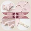 imageMomcozy Elephant Loveys for Babies with Cotton  Soft Security Blanket for Boy or Girl for SelfSoothing OnTheGoPortable ampamp AntiDrop Design  Newborn GiftMust HaveBlue 14 inchElephantpink