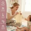 imageMomcozy Elephant Loveys for Babies with Cotton  Soft Security Blanket for Boy or Girl for SelfSoothing OnTheGoPortable ampamp AntiDrop Design  Newborn GiftMust HaveBlue 14 inchPenguin
