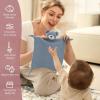 imageMomcozy Elephant Loveys for Babies with Cotton  Soft Security Blanket for Boy or Girl for SelfSoothing OnTheGoPortable ampamp AntiDrop Design  Newborn GiftMust HaveBlue 14 inchBear