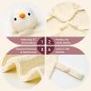 imageMomcozy Elephant Loveys for Babies with Cotton  Soft Security Blanket for Boy or Girl for SelfSoothing OnTheGoPortable ampamp AntiDrop Design  Newborn GiftMust HaveBlue 14 inchPenguin