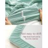 imageMomcozy Muslin Standard Fitted Crib Sheets 52quotx28quot 2 Pack Soft Breathable Natural Cotton Baby Mattress Sheet 360 Mattress Wrapping No Slip Boys Girls Neutral Toddler Bed Sheet Blue Star MoonCrisp Green Grey