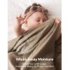 imageMomcozy Muslin Swaddle Blankets for Baby Boys and Girls 4Pack Breathable and SkinFriendly Receiving Blanket Wrap Baby Essentials Registry ampamp Gift 47 x 47 inchesBrown