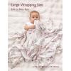 imageMomcozy Muslin Swaddle Blankets for Baby Boys and Girls 4Pack Breathable and SkinFriendly Receiving Blanket Wrap Baby Essentials Registry ampamp Gift 47 x 47 inchesJungle Dinosaur