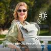 imageMomcozy Newborn Baby Carrier  Ergonomic Cozy and Lightweight Carrier for 724lbs Adjustable Neck Support with Sunshield Breathable Airmesh Perfect for Summer Outing Silver GreySilver Grey