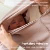 imageMomcozy Nursing Cover for Breastfeeding Breathable Privacy Poncho MultiUse Nursing Shawl Portable Breast Feeding CoversBrown