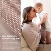 imageMomcozy Nursing Cover for Breastfeeding Breathable Privacy Poncho MultiUse Nursing Shawl Portable Breast Feeding CoversBrown