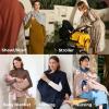 imageMomcozy Nursing Cover for Breastfeeding Breathable Privacy Poncho MultiUse Nursing Shawl Portable Breast Feeding CoversRose Taupe