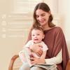 imageMomcozy Nursing Cover for Breastfeeding Breathable Privacy Poncho MultiUse Nursing Shawl Portable Breast Feeding CoversRose Taupe