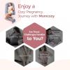 imageMomcozy Pregnancy Pillow with Cooling Cover Dreamlign U Pro Maternity Pillow with Adjustable Leg Pillow  Support for Back HIPS Belly Legs for Pregnant Women 5072 Inch Full Body Pillow GreyGrey