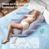 imageMomcozy Pregnancy Pillow with Cooling Cover Dreamlign U Pro Maternity Pillow with Adjustable Leg Pillow  Support for Back HIPS Belly Legs for Pregnant Women 5072 Inch Full Body Pillow GreyGrey Cooling Fabric