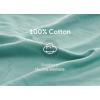imageMomcozy Pregnancy Pillows with Cooling Cover UShaped Full Body Maternity Pillow for Side Sleepers 57 Inch  Support for Back Hip Belly Legs for Pregnant WomenTiffany Blue