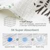 imageMomcozy Soft ampamp Absorbent Baby Washcloths  4 Layer Design Medium Thickness Premium Cotton for Newborns SkinGreat for Bathing Wiping ampamp onThego Use Shower Gift and Essential5 Pack 10x10 inchZebra Trot