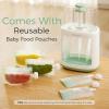imageMomcozy Squeeze StationBaby Food MakerampampPouch Filler for Homemade Baby Puree BPAFree Dishwasher Safe with Reusable Baby Food Pouches for Babies ampamp Toddlers