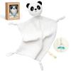 imageMomcozy Elephant Loveys for Babies with Cotton  Soft Security Blanket for Boy or Girl for SelfSoothing OnTheGoPortable ampamp AntiDrop Design  Newborn GiftMust HaveBlue 14 inchPanda