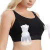 imageMomcozy Hands Free Pumping Bra Adjustable BreastPumps Holding and Nursing Bra Pumping ampamp Nursing Bra in OneBlack