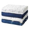 imageMomcozy Muslin Swaddle Blankets for Baby Boys and Girls 4Pack Breathable and SkinFriendly Receiving Blanket Wrap Baby Essentials Registry ampamp Gift 47 x 47 inchesMidnight Star Clouds